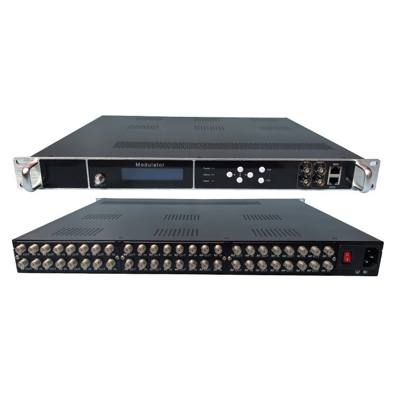 24 Tuner do modulatora Multiplex Dvb-s2 Dvb-t Dvb-t2 Dvb-c Isdbt Atsc do tunera Rf Odbiór do modulatora