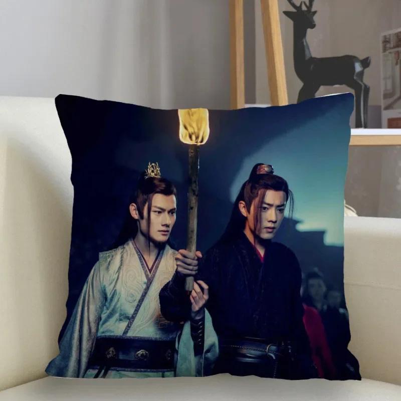 Musife Custom Sean Xiao Xiao Zhan federa decorazione della casa 45*45cm cerniera quadrata federa copricuscino Drop Shipping