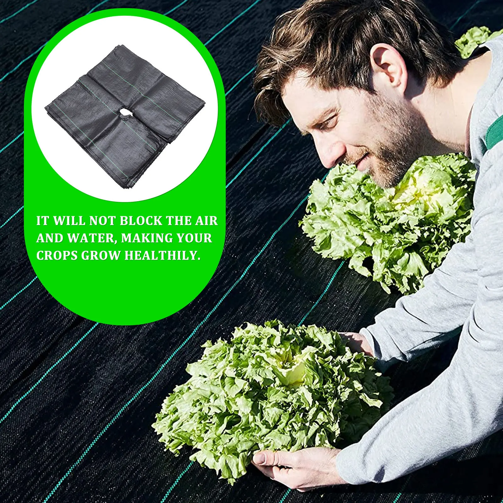 

Agricultural Weeding Cloth Sturdy Woven Mesh Design PP Antiweeding Ground Cover Fabric PP Control Cloth Orchard Control Fabric