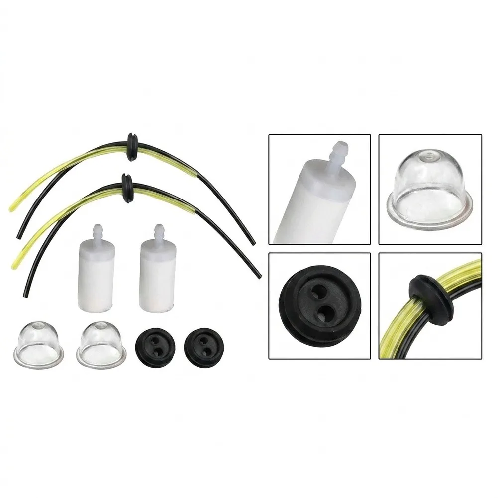 For Lawn Care Maintenance Fuel Line Filter Set Fuel Hose Assembly Fuel Line Filter As Shown PVC Material Construction