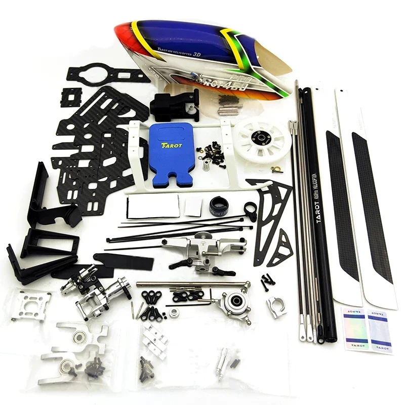 Oroginal Tarot 450 PRO V2 FBL 6CH Flybarless RC Helicopter Metal Kit with Propeller