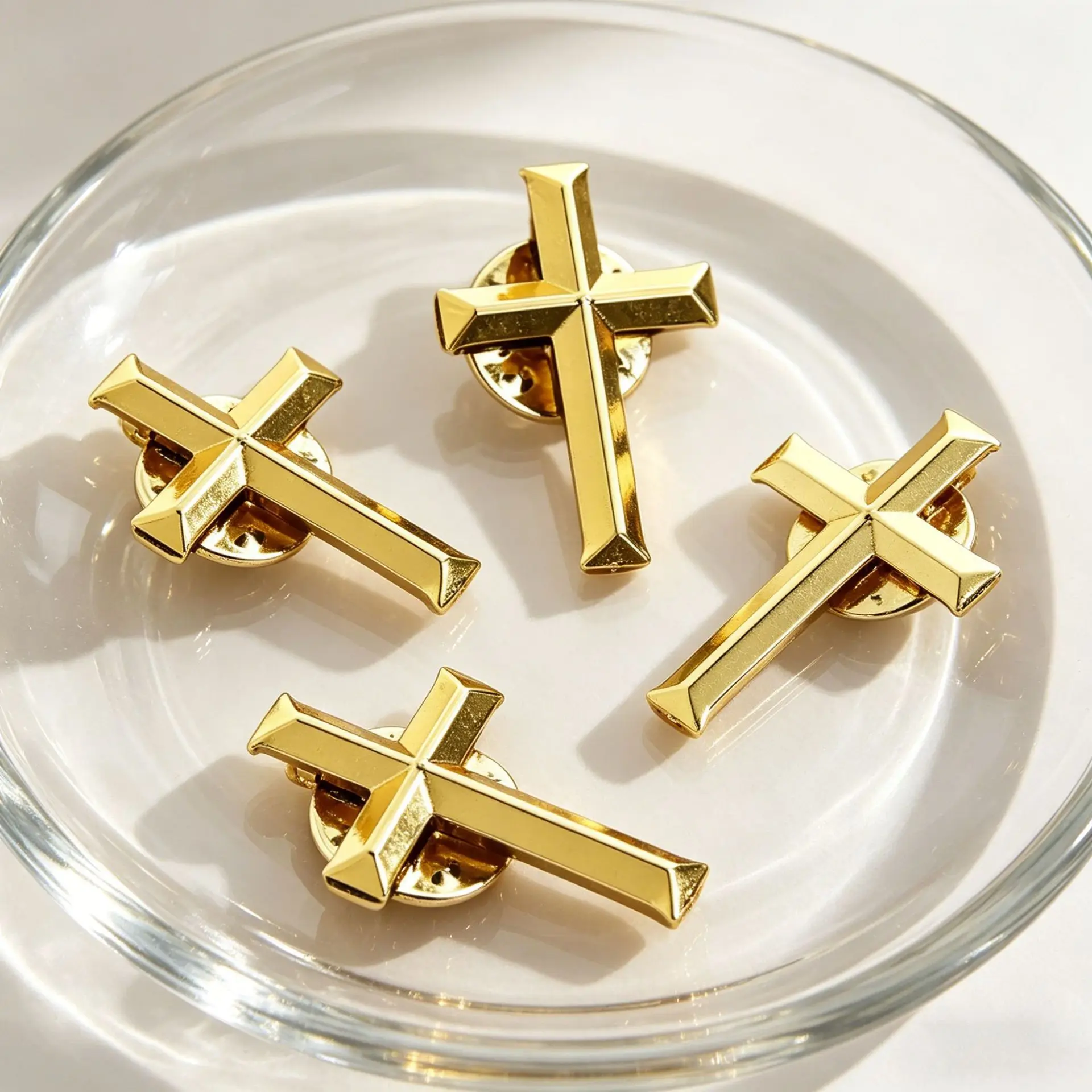 Religion Alloy Cross Style Brooch Pray Baptism Accessories jewelry