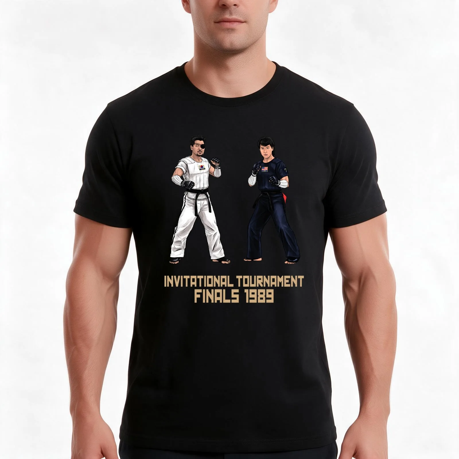 Invitational Tournament Finals 1989 T-Shirt Summer Casual Cotton Tee Oversized Streetwear Tops Vintage Graphic Print