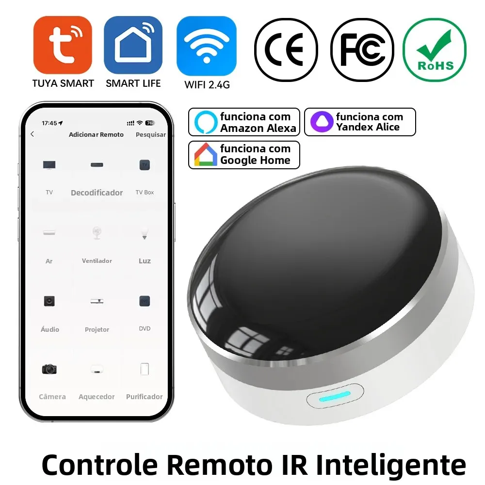 yfk-controle-remoto-universal-wifi-smart-ir-blaster-infravermelho-para-tv-ar-condicionado-e-ventilador-compativel-com-alexa-google-home-e-tuya-smart-life-sem-necessidade-de-hub
