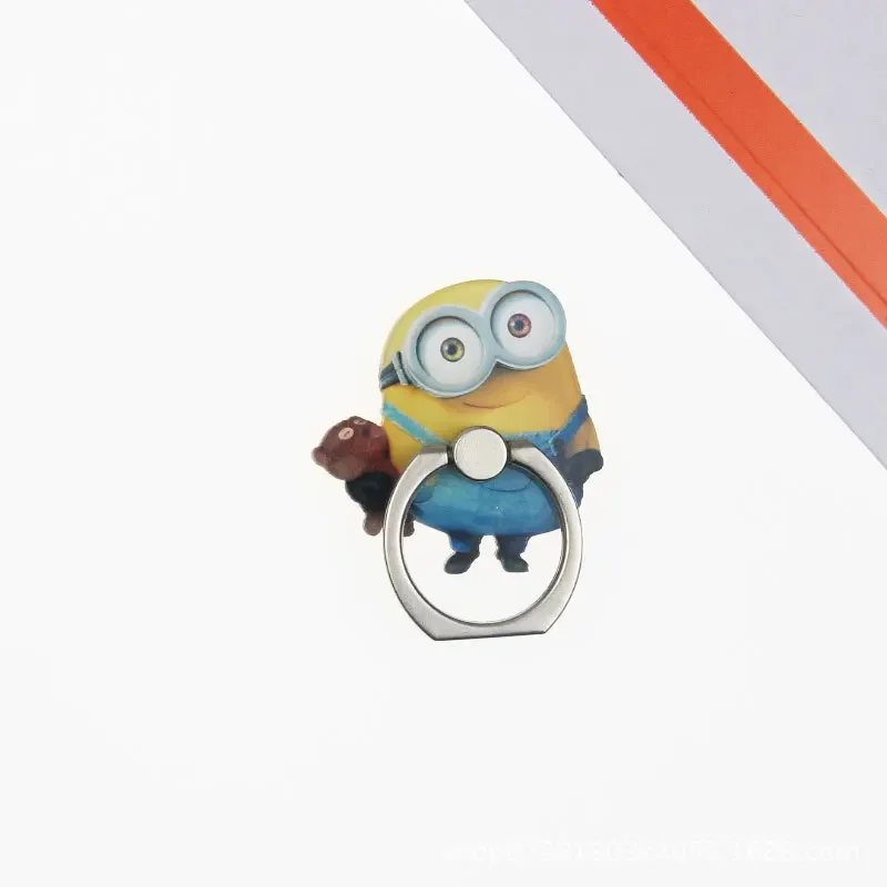 Hot Despicable Me Mobile Phone Air Cushion Bracket Back  MINION MADE Stick Telescopic Bracket Desktop Ornaments Christmas Gifts