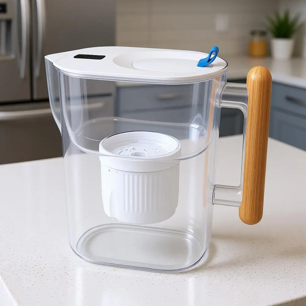 

Фильтрующие кувшины на 10 чашек (150 галлонов), удаляют фторид, хлор, свинец, медь (белые и бамбуковые)