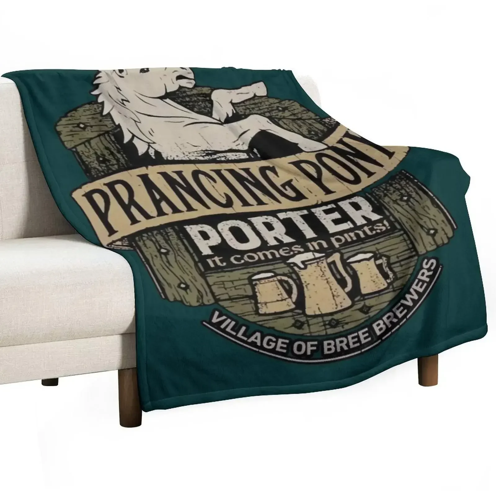 

The Prancing Pony Throw Blanket Luxury Throw Flannels Furry Shaggy Blankets