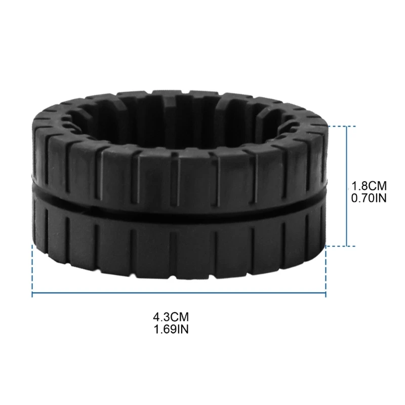 Износостойкие нескользящие колеса для пылесоса JetM6.
