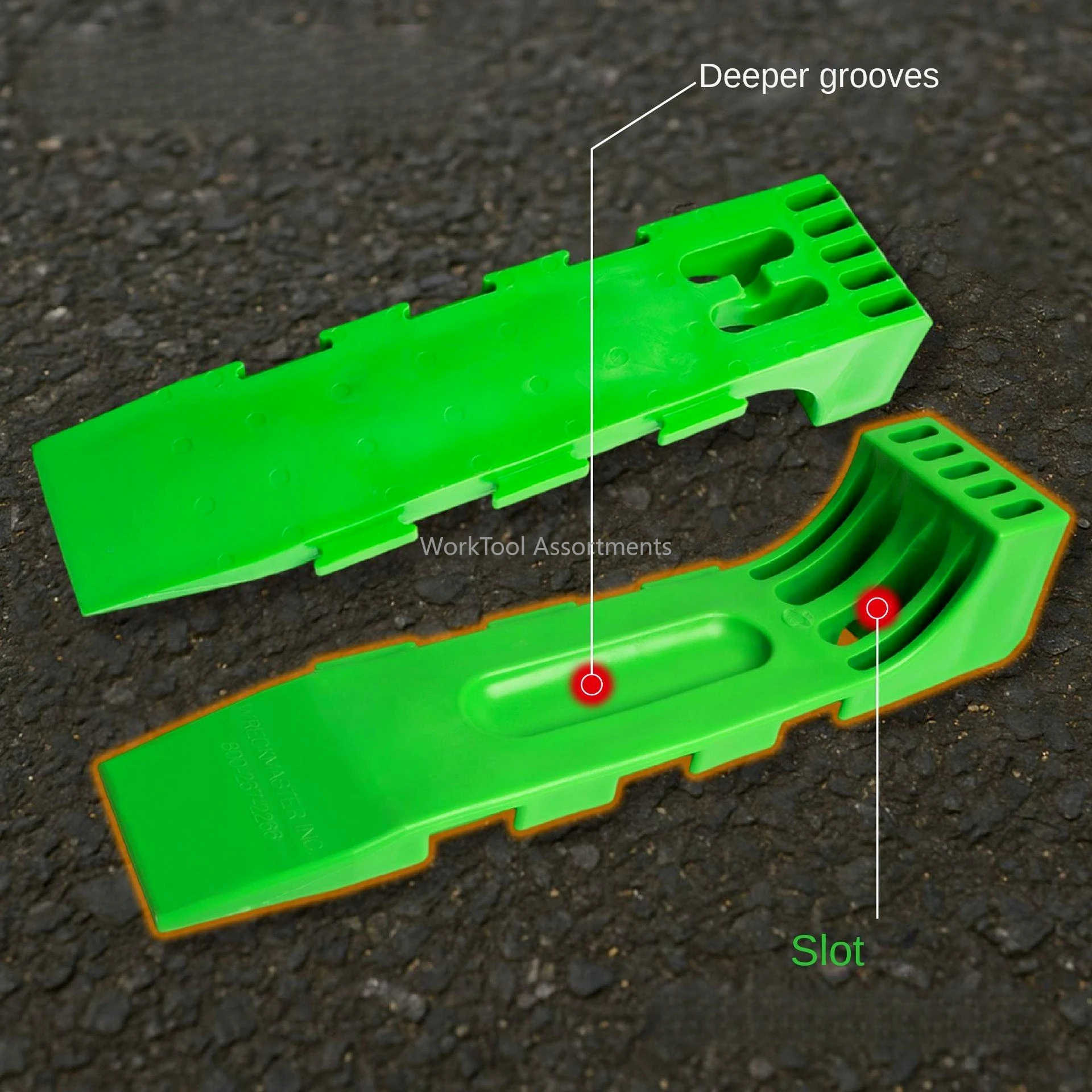 Tire slider accessories for trailers, plastic tires, roller skates, and skateboards – used in slope clearing vehicle operations view 4