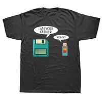 I Am Your Father Shirt USB Floppy Disk Computer Geek T Shirts Graphic Cotton Streetwear Short Sleeve Birthday Gifts T-shirt