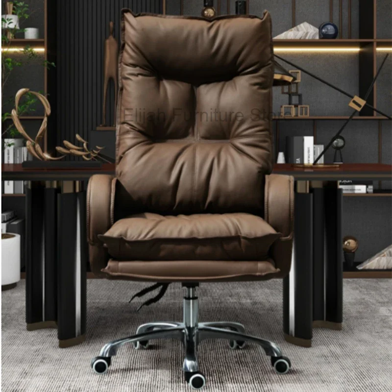 Playseat Massage Office Chairs Mobile Computer Armrest Leather Office Chairs DeskRolling Silla De Oficina Furniture Luxury