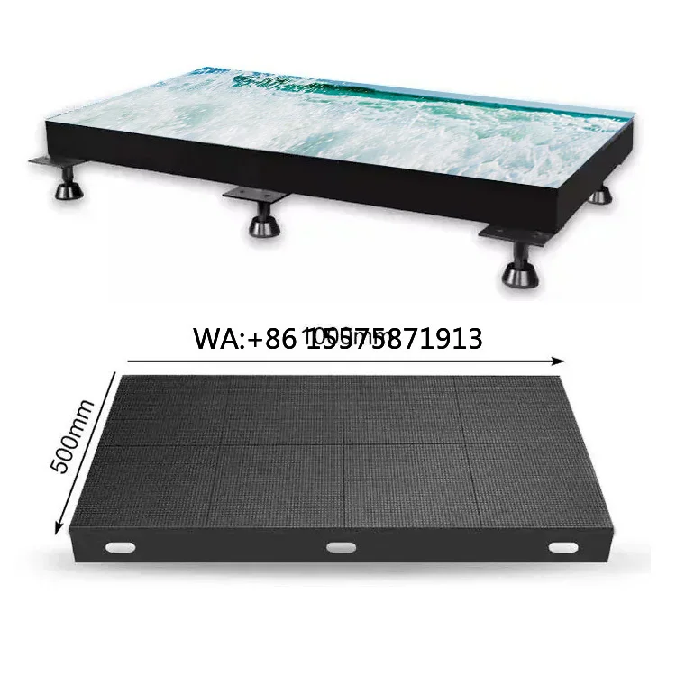 

Customizable New Design Interactive Led Innovation Stair Floor Led Display Tile Screen Full Color Video Led Staircase Screen