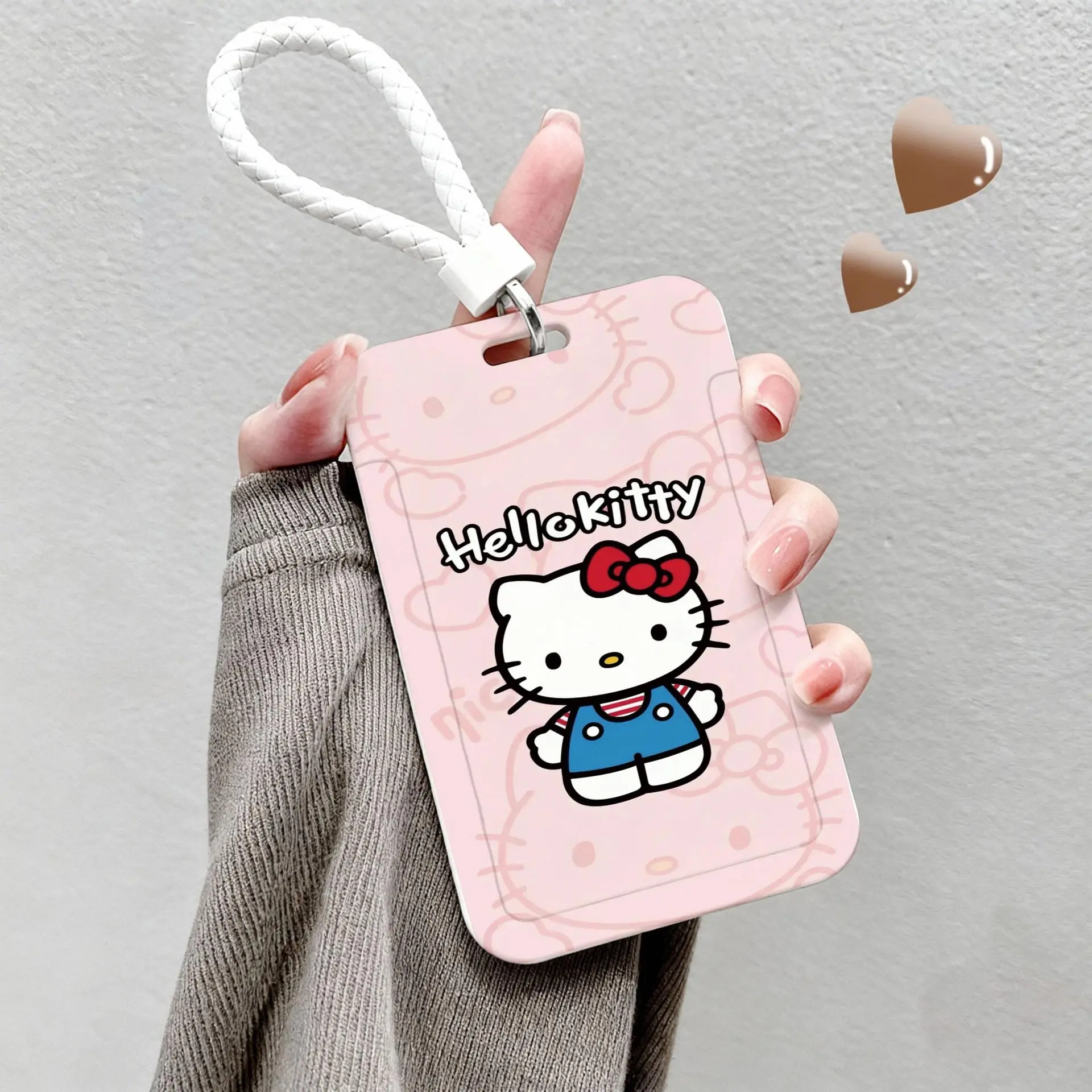 

Kawaii Sanrio Hello Kitty Card Holder ID Card Holder Meal Card Access Card ID Card Holder Campus Card Holder Cute Girl Gift