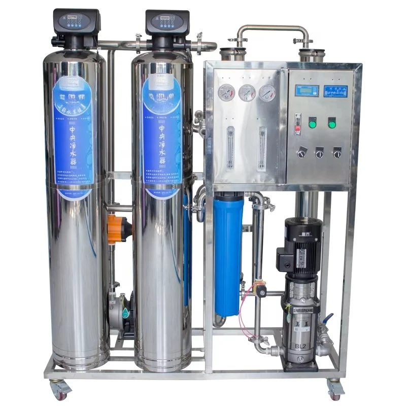 Stainless Steel Large Commercial RO Water Purification Plant Industrial Treatment System Custom
