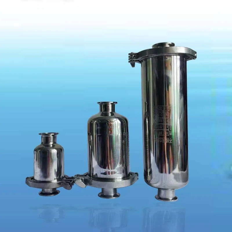 

304 stainless steel quick loading pipe air m32 filter sanitary food grade gas liquid precision separator