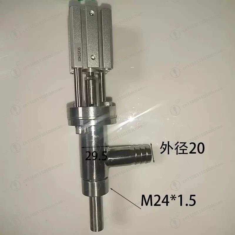 With Cylinder Paste Filling Nozzle 16mm 25mm Anti Drip Discharge Head for Filling Machine