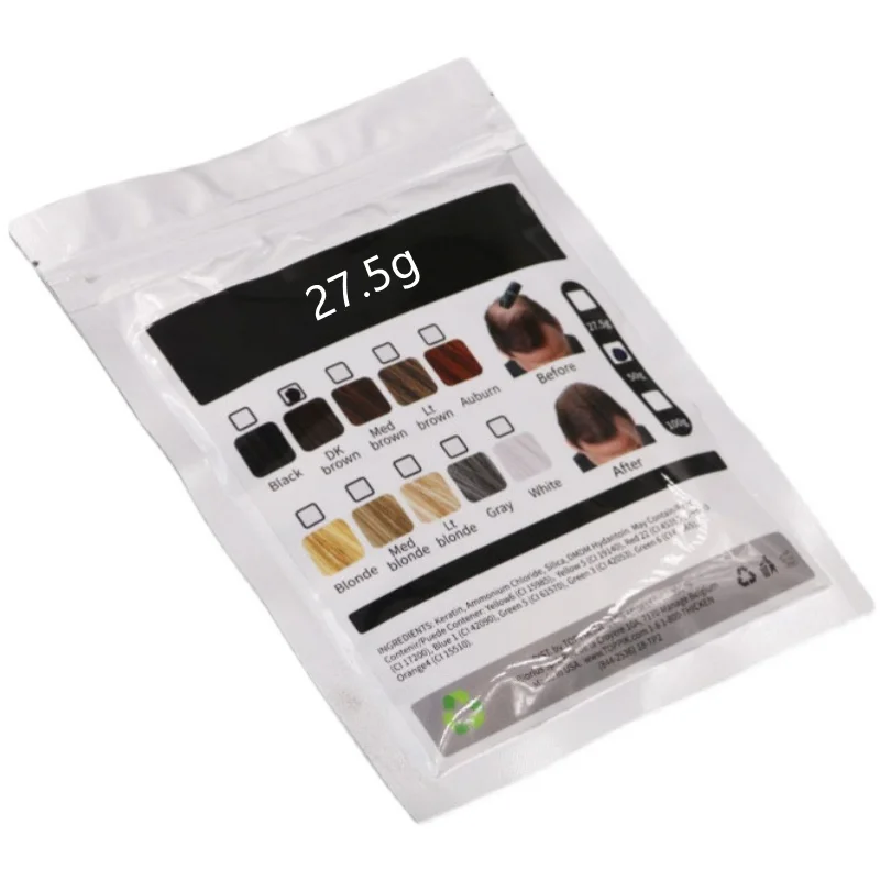 

27.5g Natural Keratin Hair Building Fibers Hair 9 Color Instantly Hair Styling Fiber Coloring Powder Spray Powder Hair Treatment