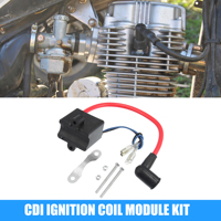 Motoforti 1 Set CDI Ignition Coil for 49cc - 50cc 60cc 66cc 80cc 2-stroke Engine Motor Motorized Bicycle Bike