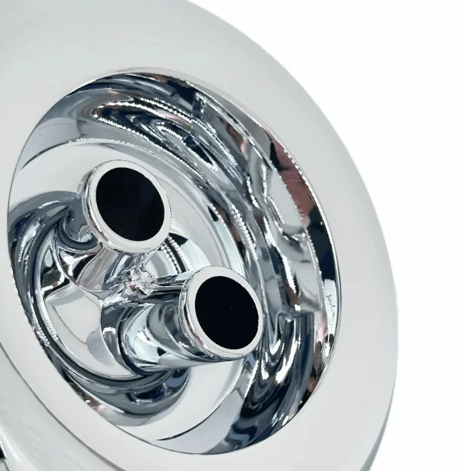 Φ95mm Cover 32mm Water-in Bathtub Jet Nozzle ABS Chromed Cap (V-type)Base Massage Bathtub Bubble Nozzle Hot Tub Water Jet Nozzle