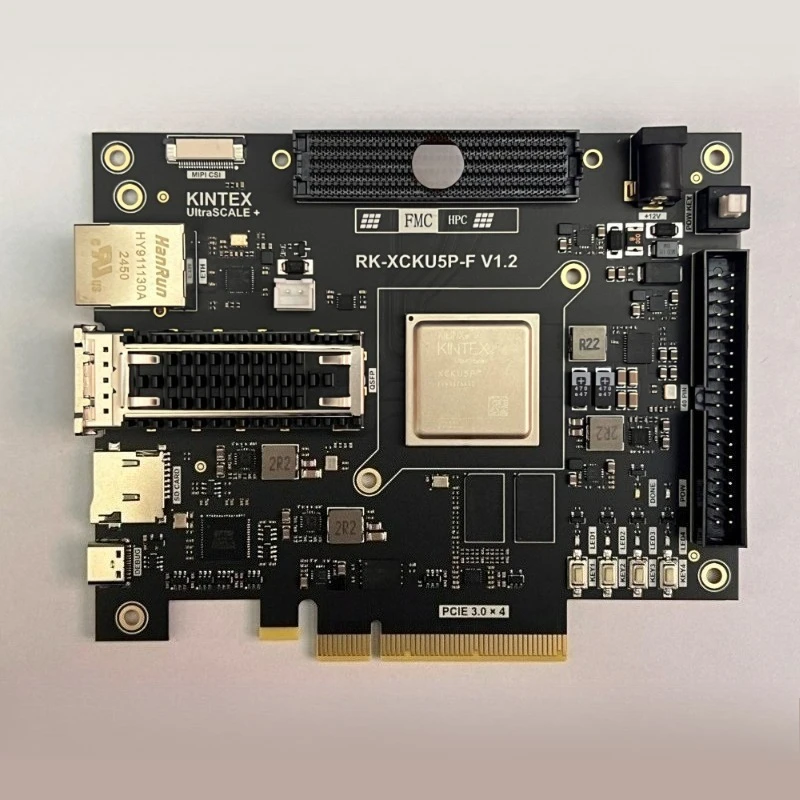 RK-XCKU5P-F OpenSourceSDRLab KU5P FPGA Development Board XCKU5P FMC HPC QSFP28 100G Optical Port PCIE3.0