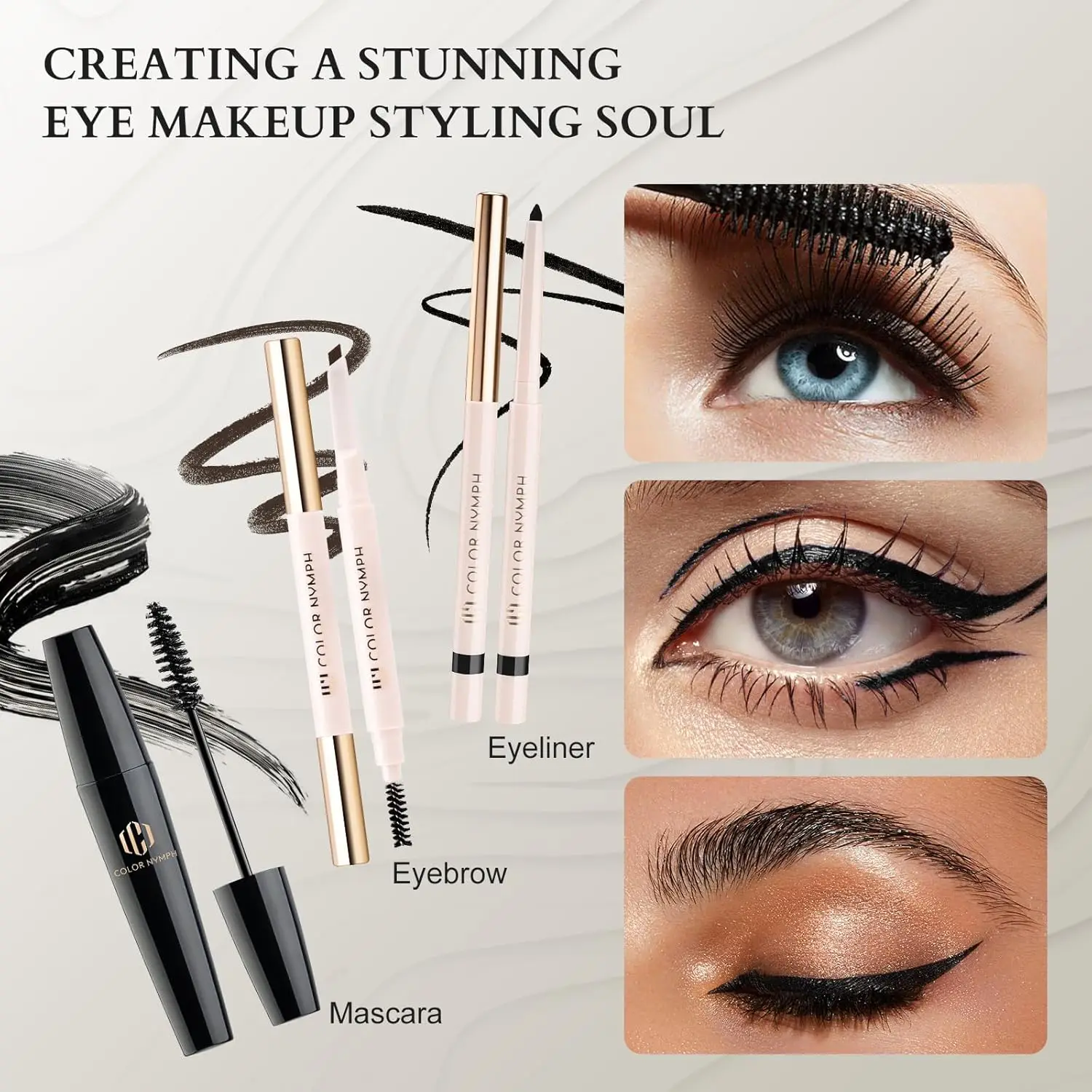 Set trucco professionale per adolescenti e donne - Kit completo con custodia, ombretto, fard, rossetto e strumenti in rosa