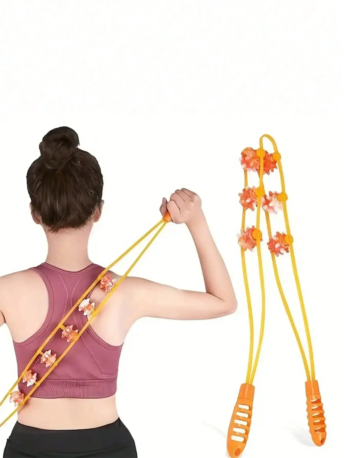 1 Piece of Roller Massager To Relieve Muscle Soreness, Back Relaxation Massager, Manual Roller Massager To Soothe Tired Muscles