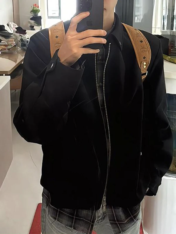 

Bla ort Adstrative Jaet Мужская весна-осень Cleanfit American Vibe Топ с отложным воротником из полиэфирного волокна Long Sve