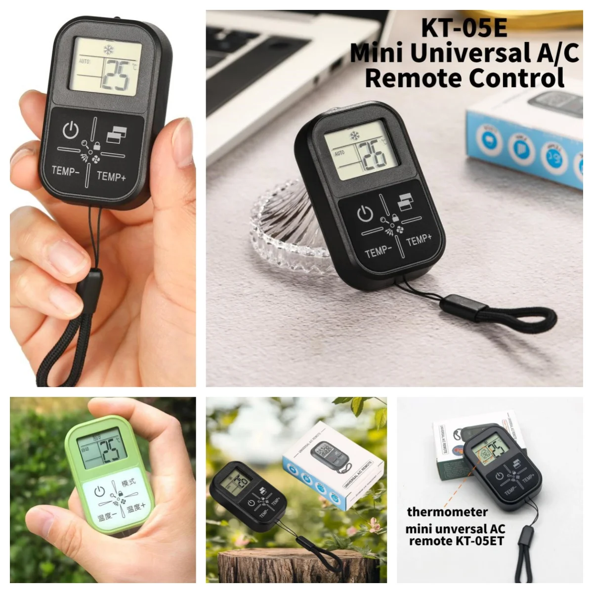 

Portable Mini Universal A/C Control Remote Control Panel Universal Air Conditioner Remote Control All Models