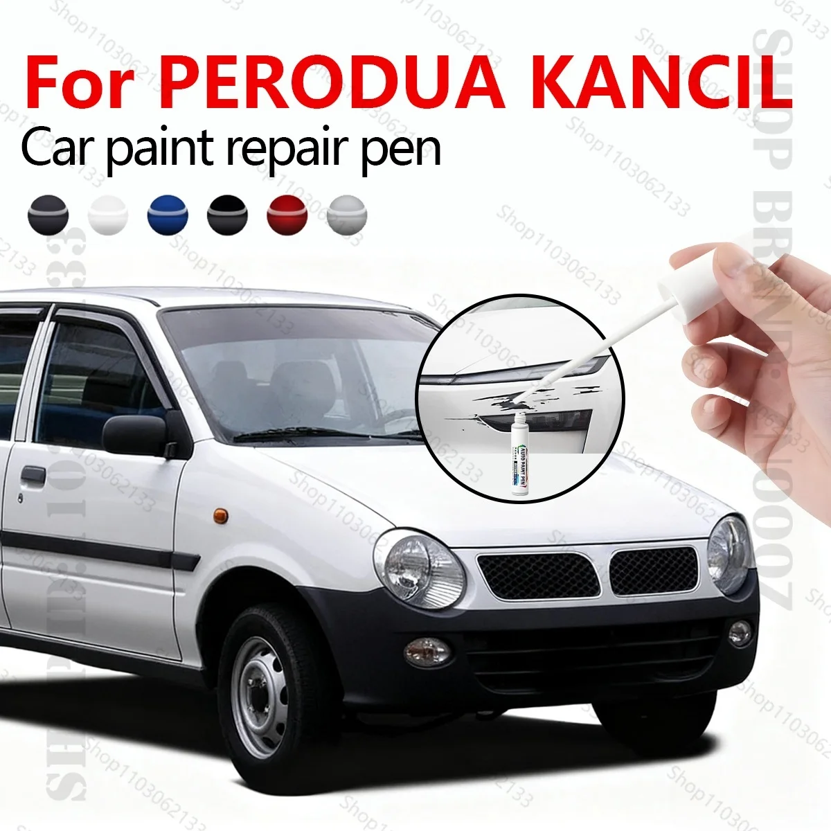 

Ручка для ремонта автомобильной краски, аксессуары для ремонта царапин, синий P02 B48 зеленый G33 G21 красный R26 R20 желтый Y01 для PERODUA KANCIL