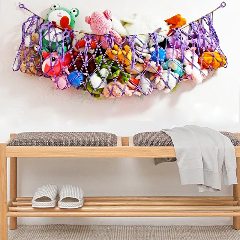 

New arrival handmade macrame wall hanging storage for toys garage storage on wall holder