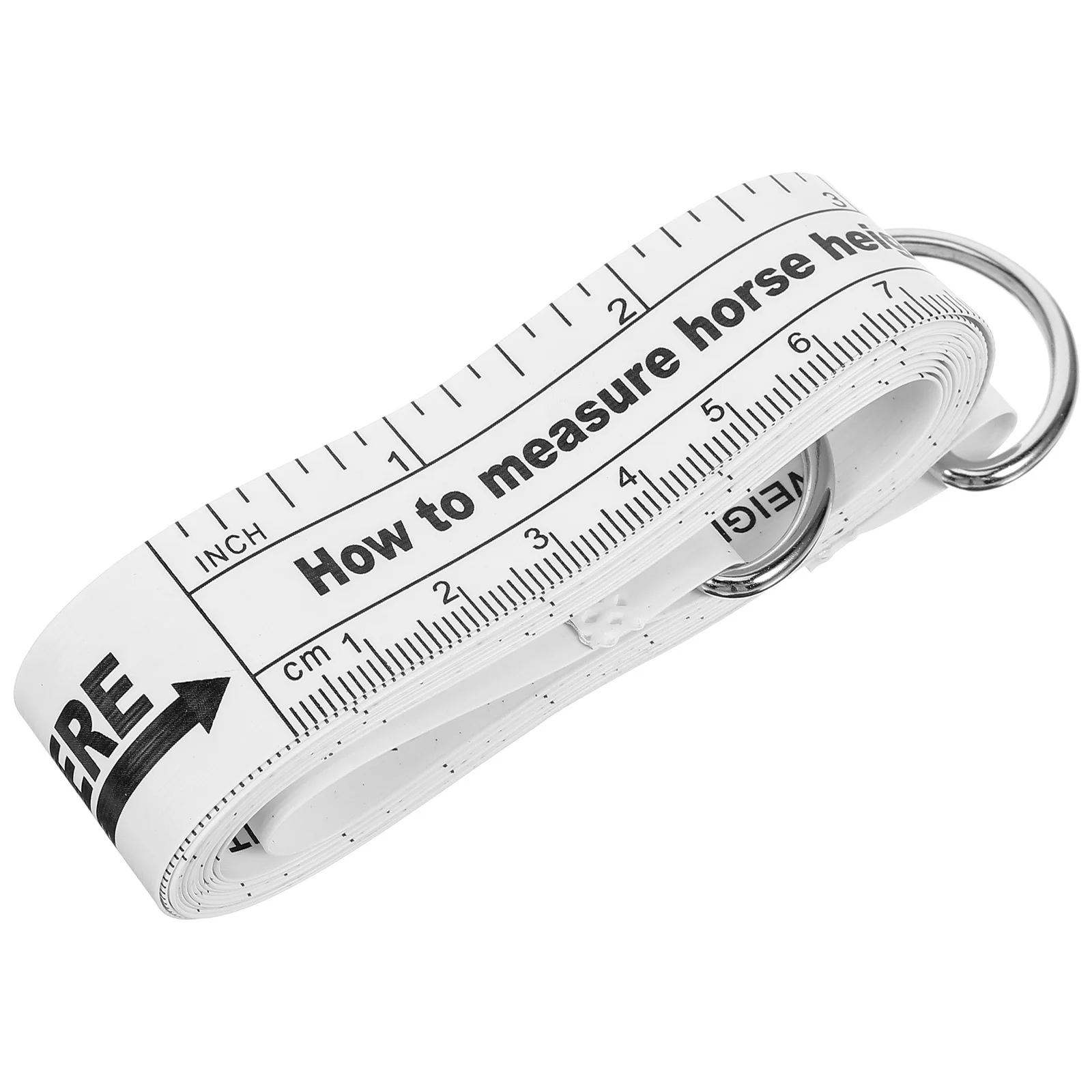أداة قياس محمولة بشريط الحصان لوزن الجسم الماشية، ارتفاع الصدر، مزرعة دقيقة ومرنة من مادة PVC قابلة لإعادة الاستخدام