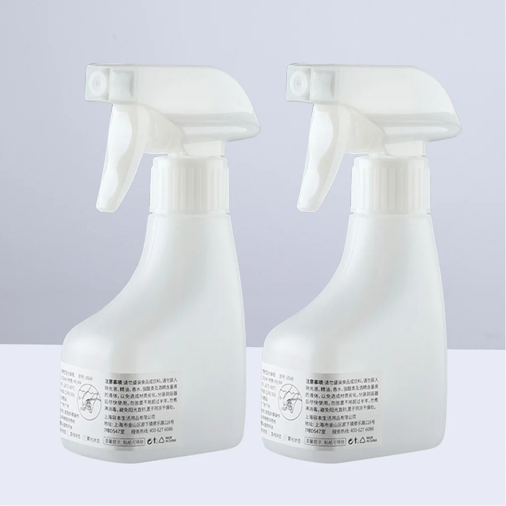 

2pcs Spray Bottles Large Capacity Refillable Mist Pump For Shampoo Lotion Water Sprayer Plants Cleaning Travel Empty Bottle