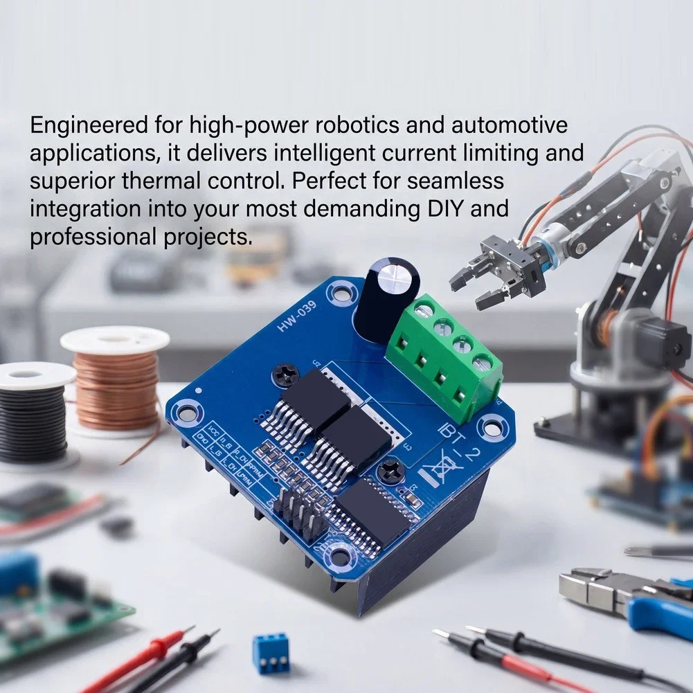 Current Limiting Motor Driver High Current Driver As Shown BTS7960 Motor Driver High Power Handling Reliable Operation