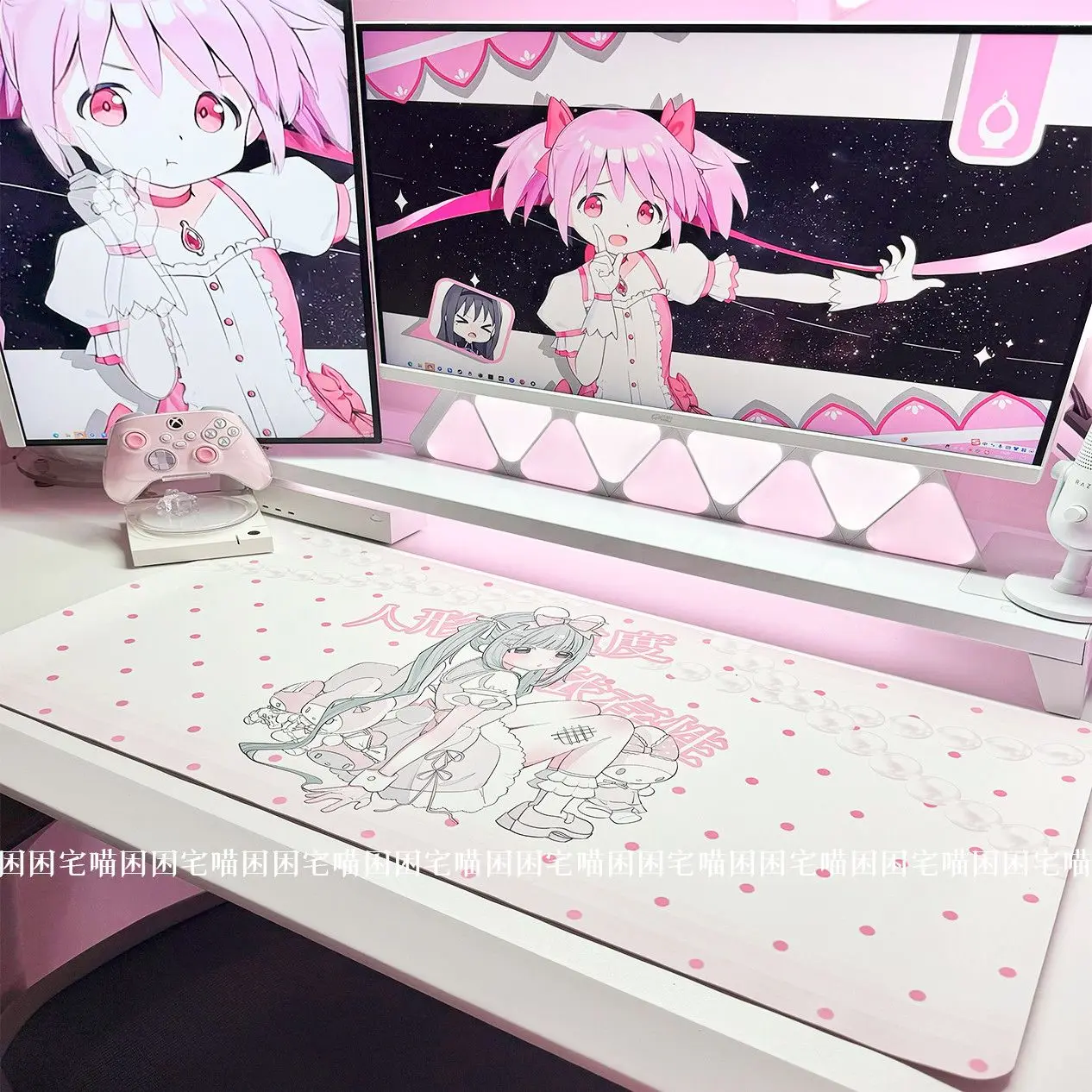 

Кожаный коврик для стола с милым рисунком девушки в стиле Y2K, водонепроницаемый, маслостойкий, из полиуретана, для мыши и клавиатуры