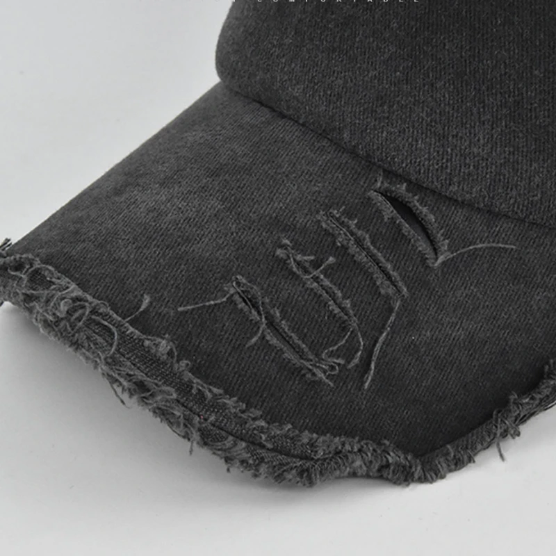 Custom Logo Solid Color Baseball Cap Match Color Breathable Curved Cap Shade Washed Cotton Cap