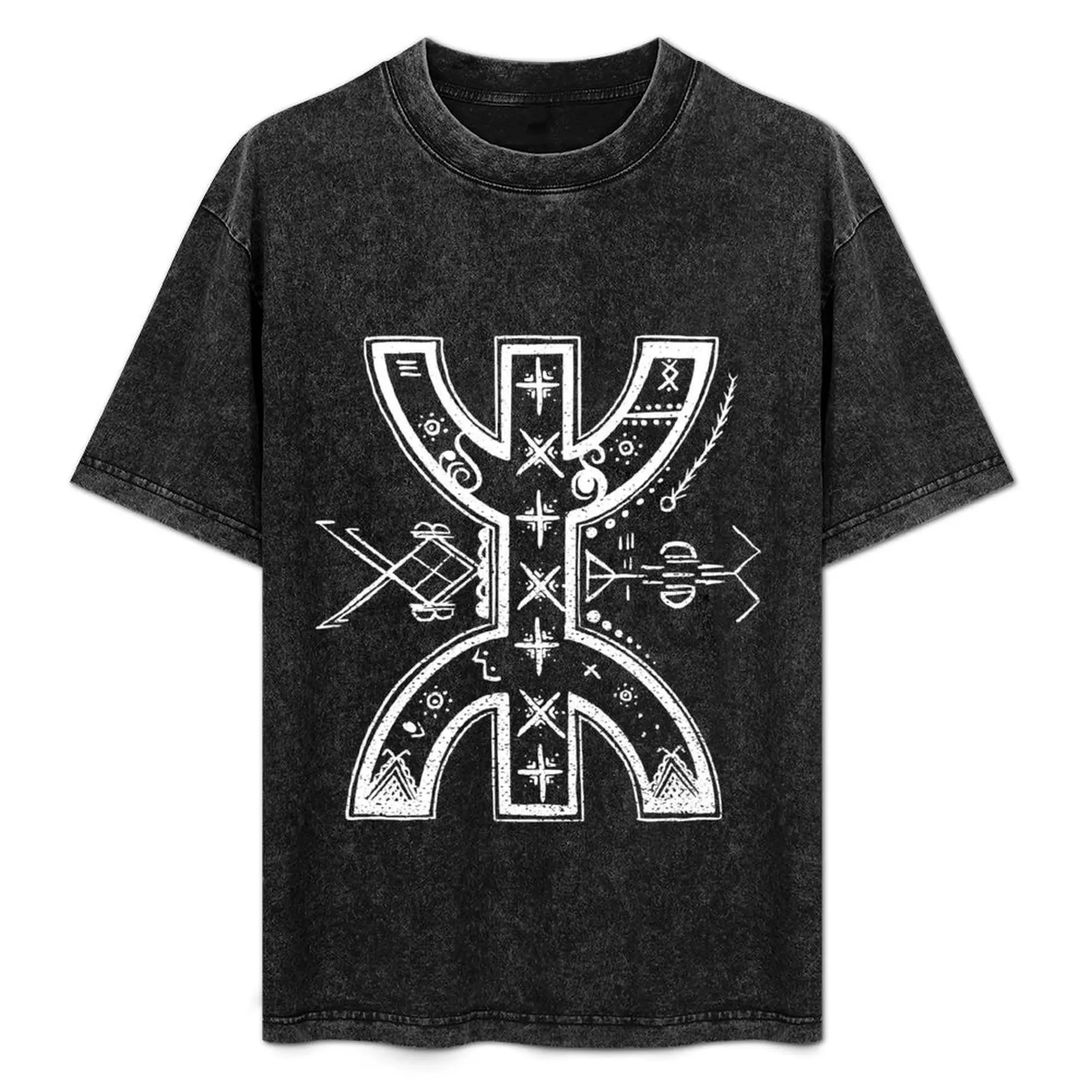 

Amazigh Berber Symbol T-Shirt Basic Casual Wear Short Sleeve Top