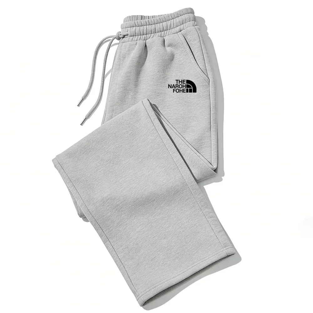 Autumn and Winter Jogging Sports Plus Velvet Wide Leg Pants Are the Ideal Choice for Men's and Women's Casual Pants.