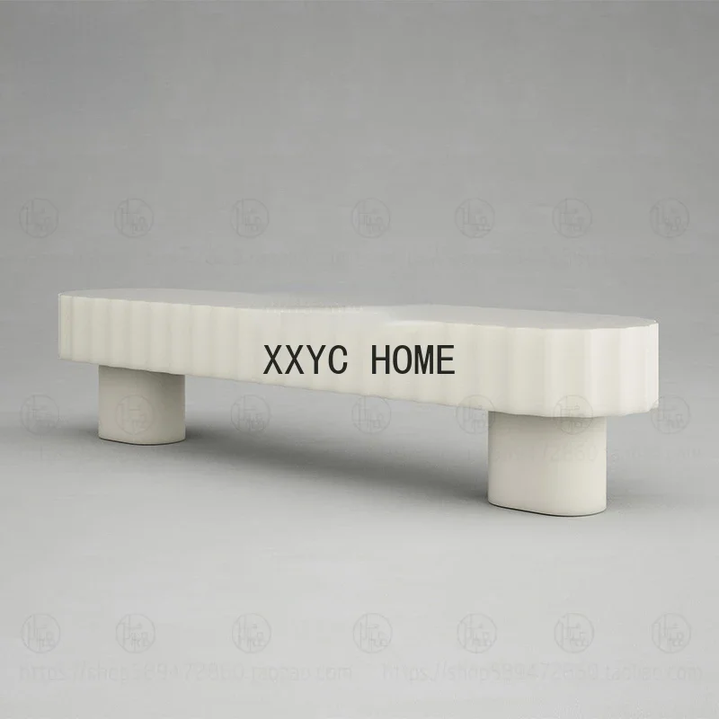 

Frosted Shoes Changing Bench Home Bed End Stool Bedroom Simple Dressing Stool Nordic Light Luxury Makeup Stool