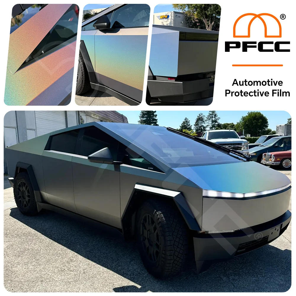 

Chameleon Car Wrapping Vinyl Film Self Adhesive Matte Metallic DIY Decal Color Changing Decorative Protection