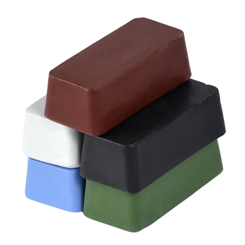 1PC Stainless Steel Metal Polishing Wax Solid Polishing Paste For Metal Aluminum Precision Instrument Red/Black/Blue/White/Green