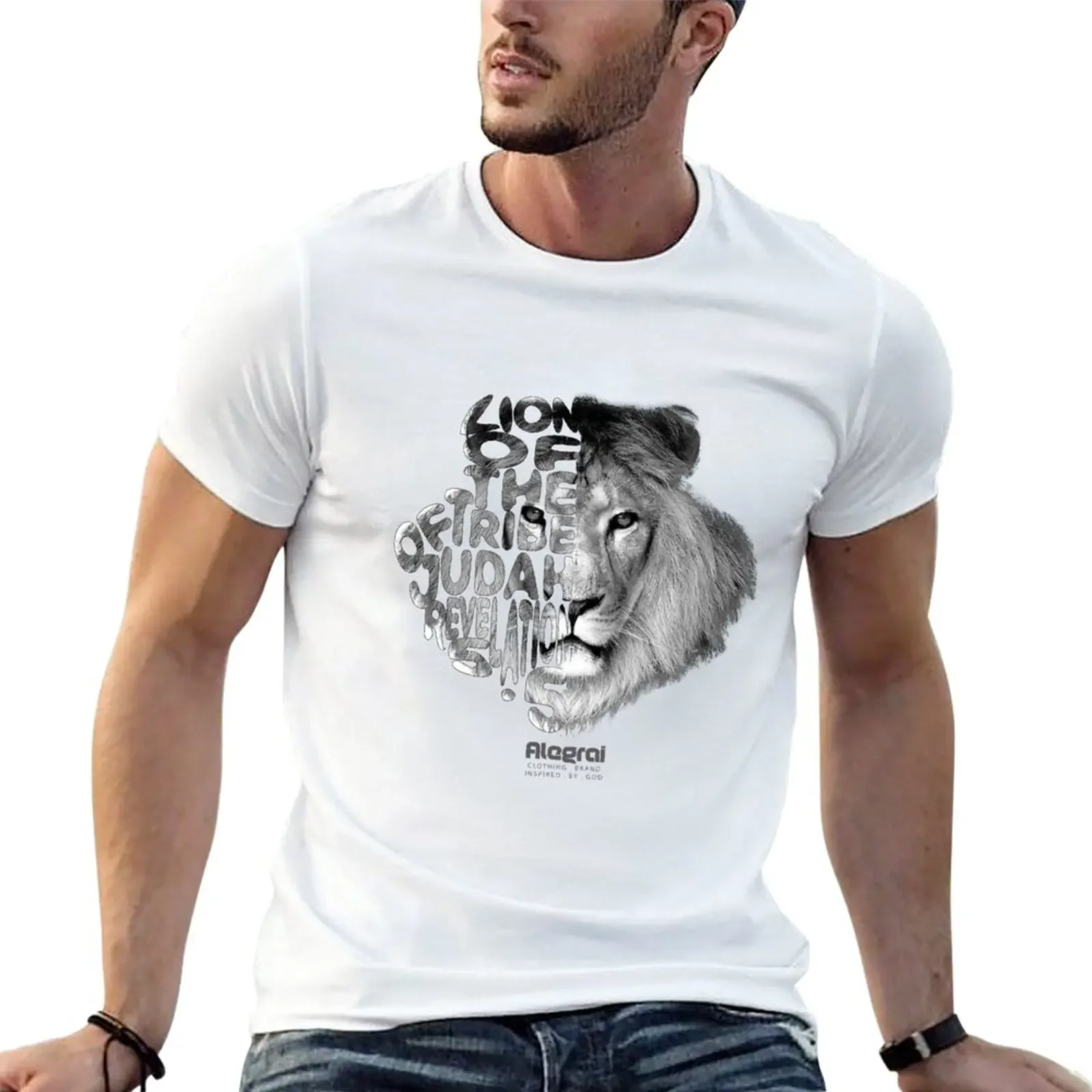 

New Lion of the tribe of Judah - Revelation 5.5 T-Shirt cute clothes baggy shirts clothes graphic shirts Men's clothing