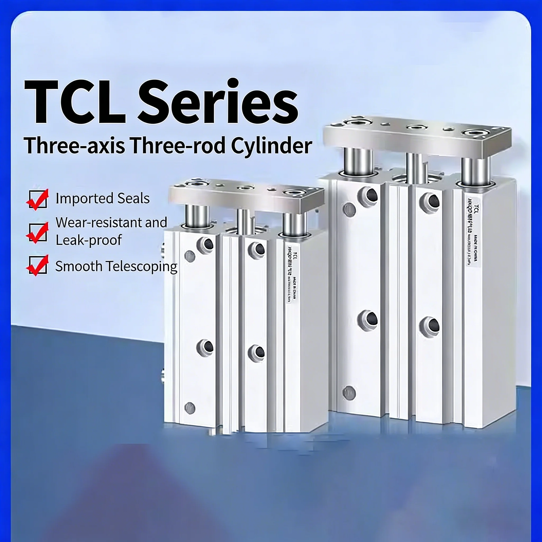 

Трехосный цилиндр TCL TCL12/16/20/25/32/40/50X20X25X50X175X200S
