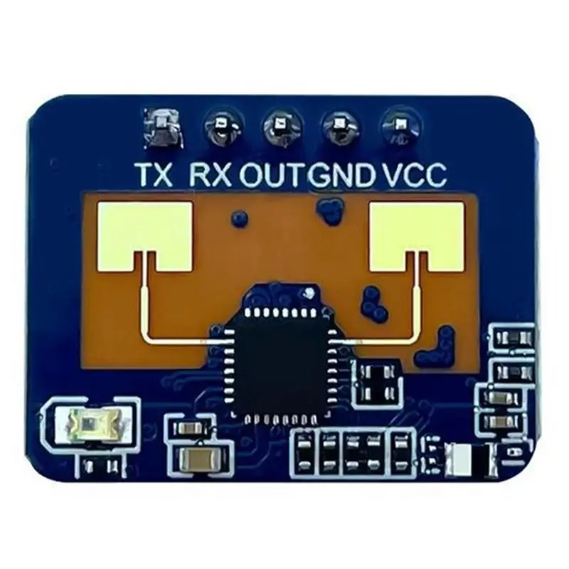 

Модуль датчика присутствия B29C-24G LD2410C, радар миллиметрового диапазона, бесконтактный, умный, многофункциональный, удобный и долговечный датчик.