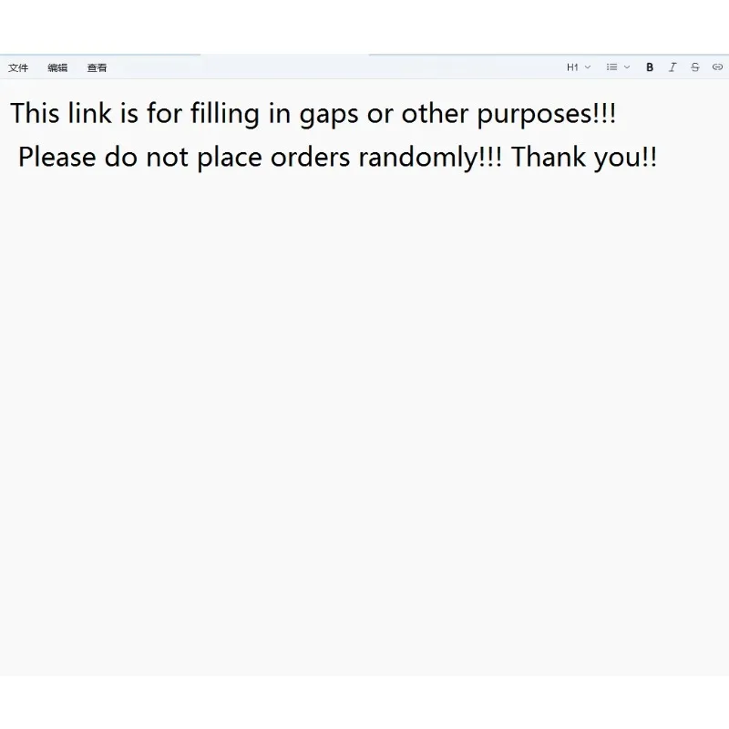 Thank you!This link is for filling in gaps or other purposes!!! Please do not place orders randomly!
