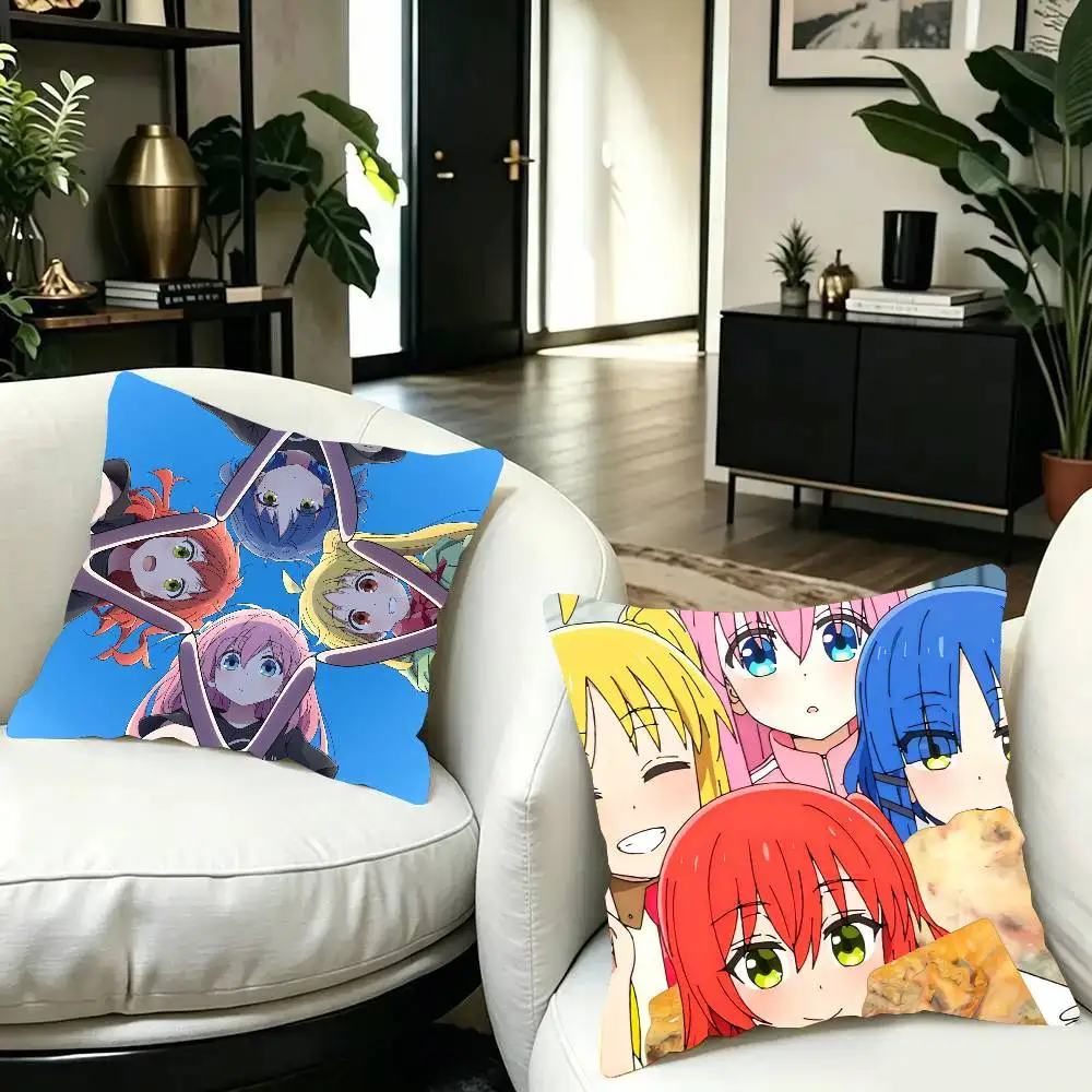 Animation Lonely R-Rock Pillow Case Fashion Square Pillowcase Bedroom Sofa Room Ins Decoration Leisure