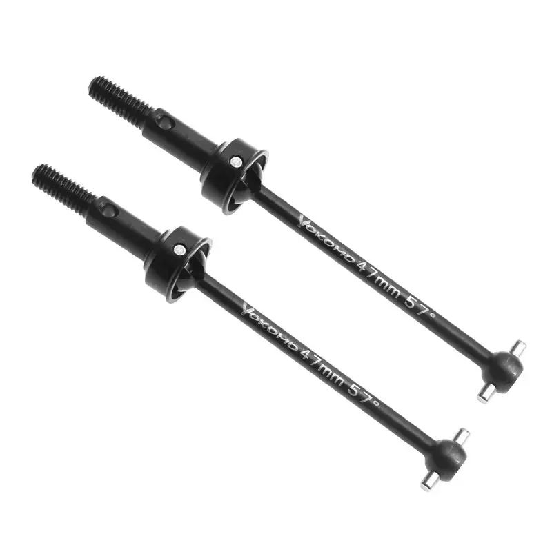 2Pcs Metal Front and Rear Drive Shaft CVD Driveshaft for YOKOMO YD2/YD-4 RC Car Upgrade Parts Accessories