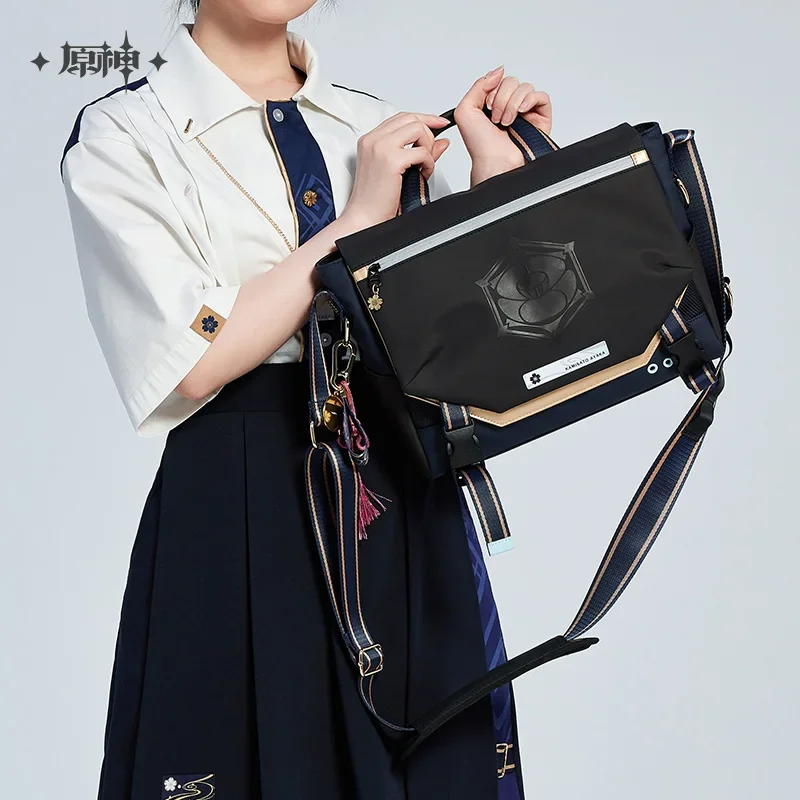 Kamisato Ayaka Theme Bag Game Genshin Impact MiHoYo Official Satchel Shoulder Bag Doujin Gift