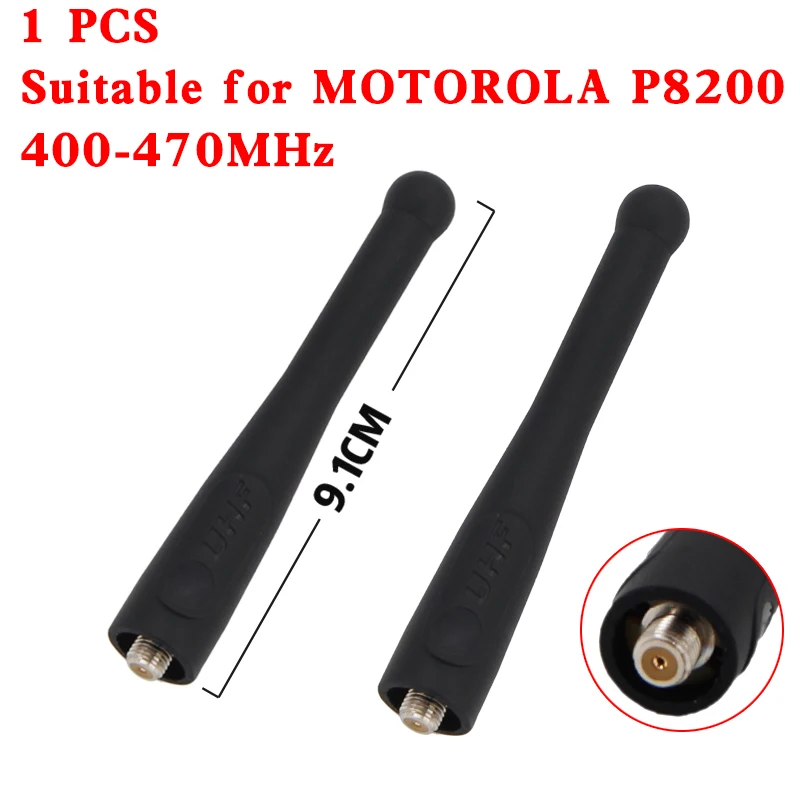 1/5PCS Motorola Antenna UHF 9.1CM Antenna for Motorola XIR P8200 P8268 P8208 P8260 P6550 HT1000 Handheld Two Way Radios Antenna