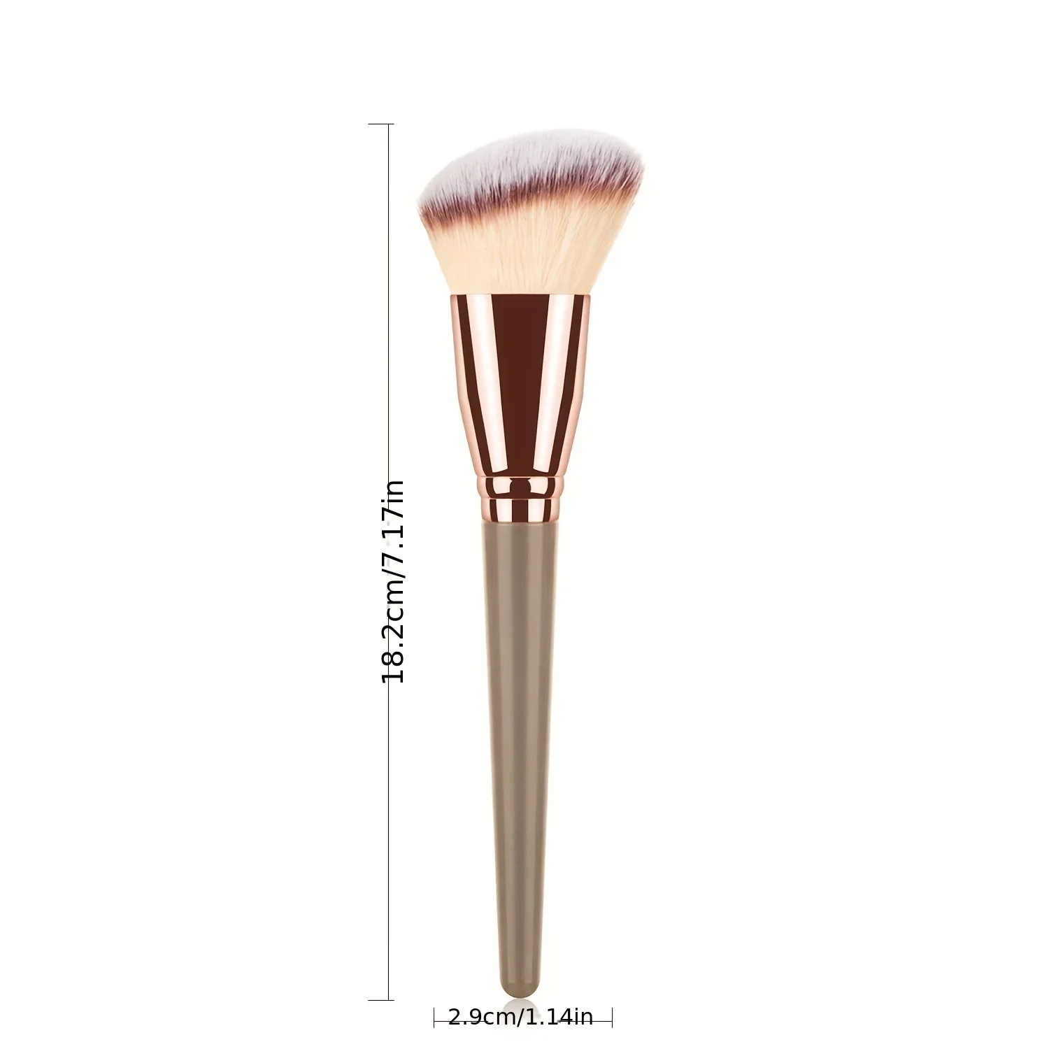 Pinceau de maquillage pour le visage Premium Contour Blush Bronzer, parfait pour les joues, le front, la mâchoire, le mélange antarctique, l'approfondissement Co, 100 pièces