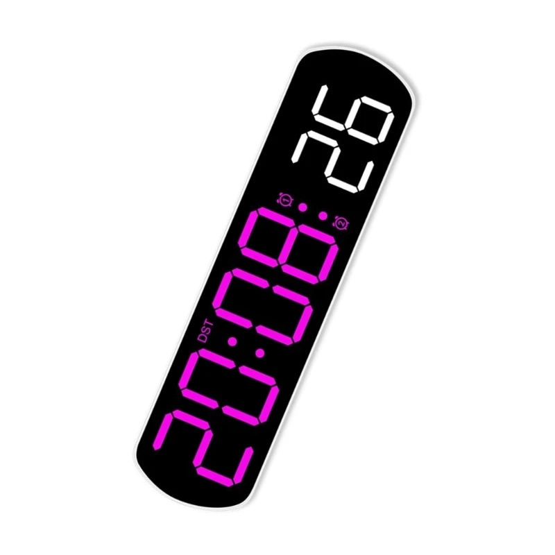 Digital Table Clock with Jump Second Display Timer Alarm Clock for Home Bedroom DXAF